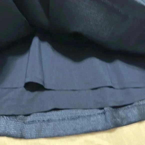 Banana Republic SHINE FAILLE FULL SKIRT Blue size 14 - Picture 3 of 6